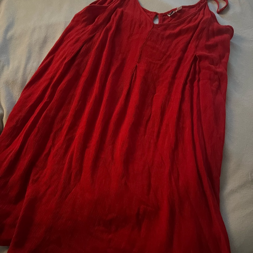 Roxy red beach dress